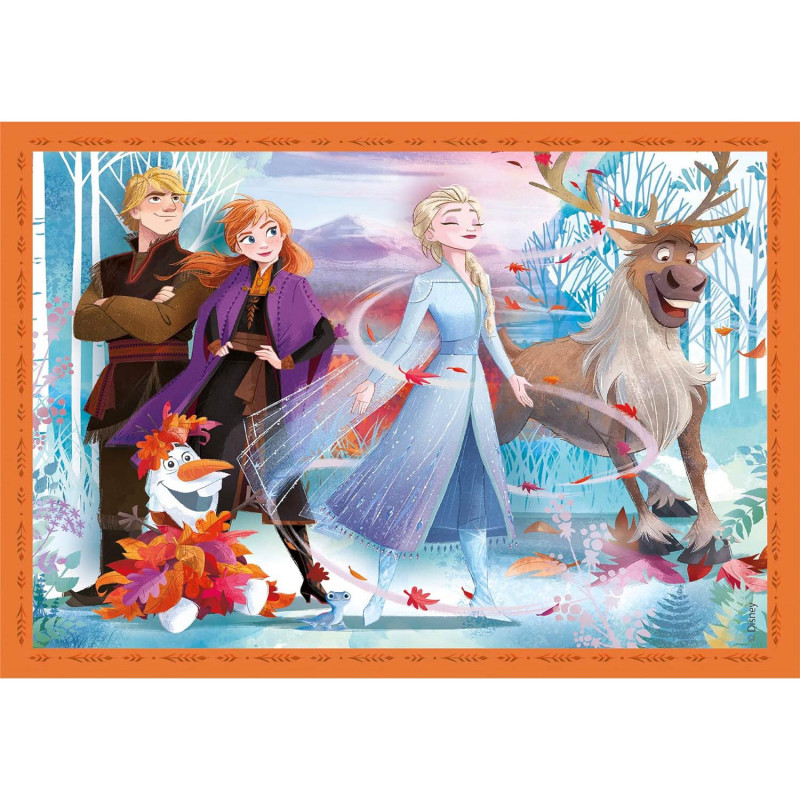 Пазл 4 в 1 Clementoni Frozen, 12,16,20 та 24 елементи