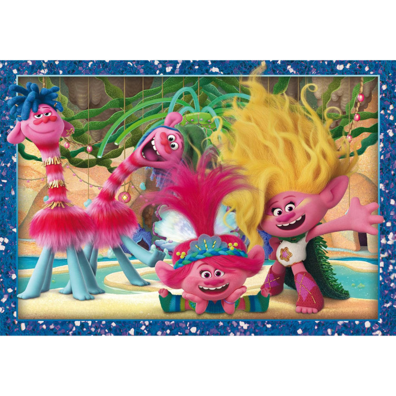 Пазл 4 в 1 Clementoni Trolls 3