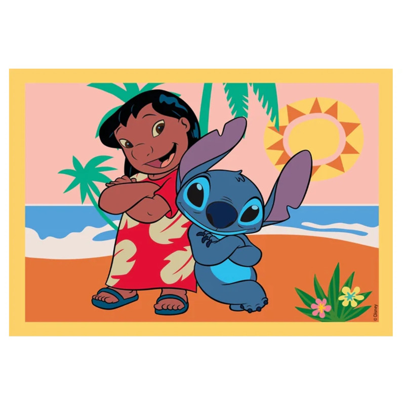 Пазл 4 в 1 Clementoni Stitch, 12,16,20 та 24 елементи