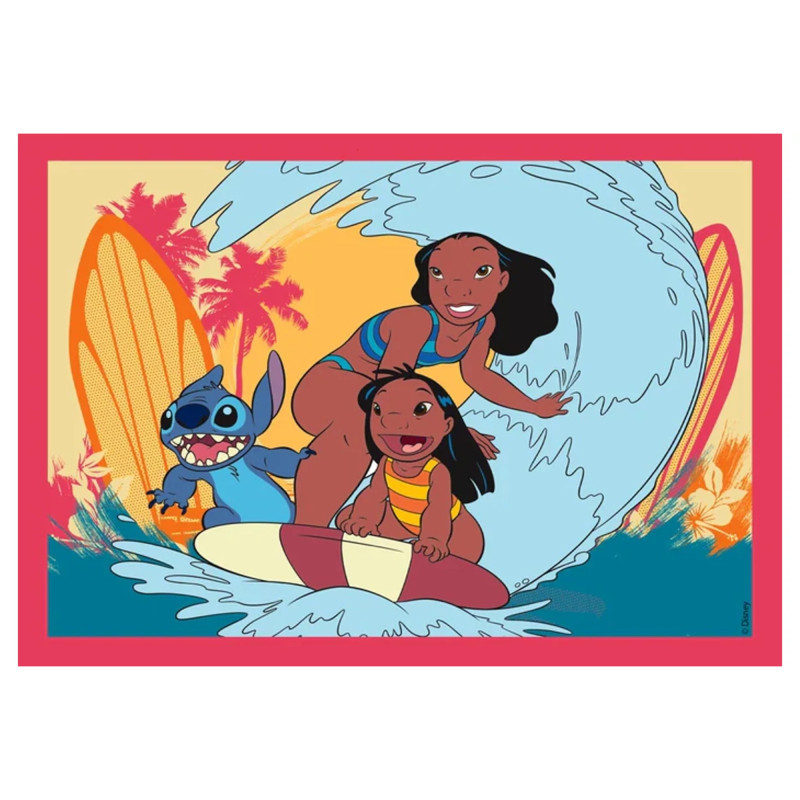 Пазл 4 в 1 Clementoni Stitch, 12,16,20 та 24 елементи