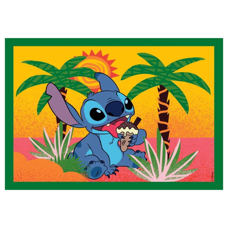 Пазл 4 в 1 Clementoni Stitch, 12,16,20 та 24 елементи