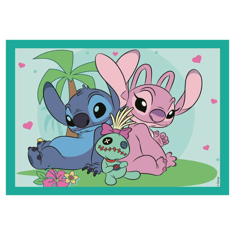 Пазл 4 в 1 Clementoni Stitch, 12,16,20 та 24 елементи