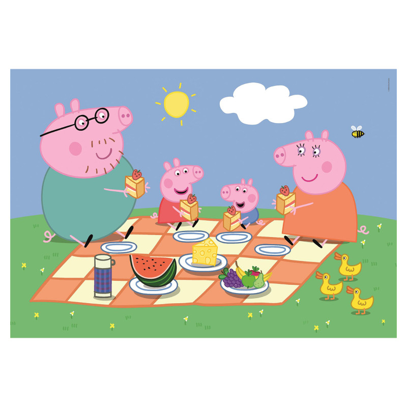 Пазл Clementoni Peppa Pig, серія MAXI, 24 елементи White