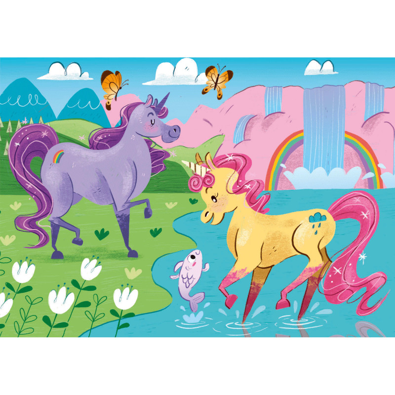 Пазл Clementoni I Believe in Unicorns, 2 шт. по 20 елементів