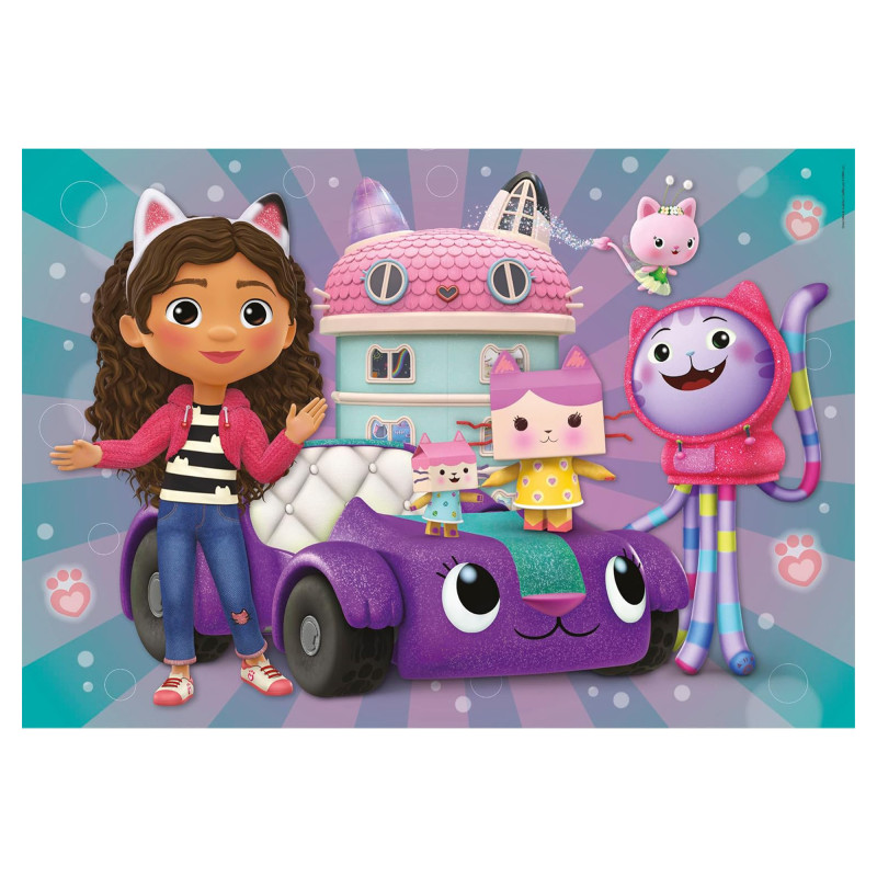 Пазл Clementoni Gabbys Dollhouse, 2 шт. по 20 елементів