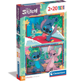 Пазл Clementoni Disney Stitch, 2 по 20 елементів