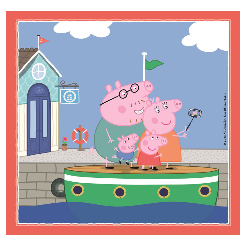 Пазл Clementoni Peppa Pig, 3 шт. по 48 елементів