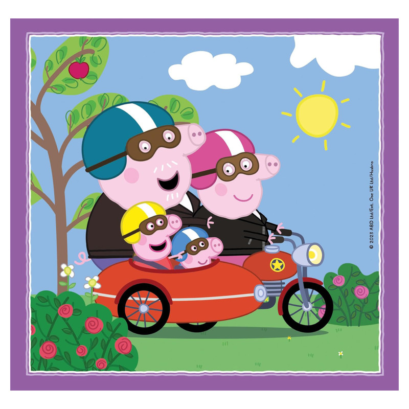 Пазл Clementoni Peppa Pig, 3 шт. по 48 елементів