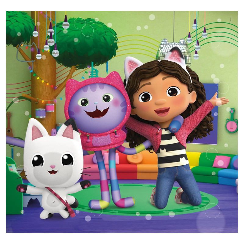 Пазл Clementoni Gabbys Dollhouse, 3 шт. по 48 елементів