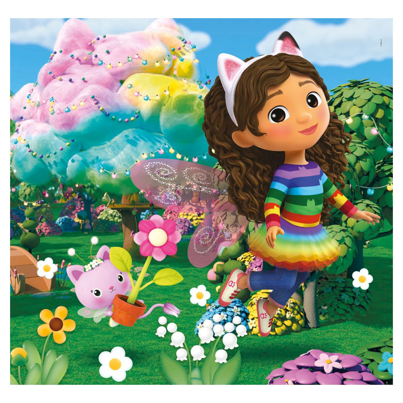 Пазл Clementoni Gabbys Dollhouse, 3 шт. по 48 елементів