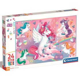 Пазл Clementoni Jolly Unicorns, серія MAXI, 24 елементи
