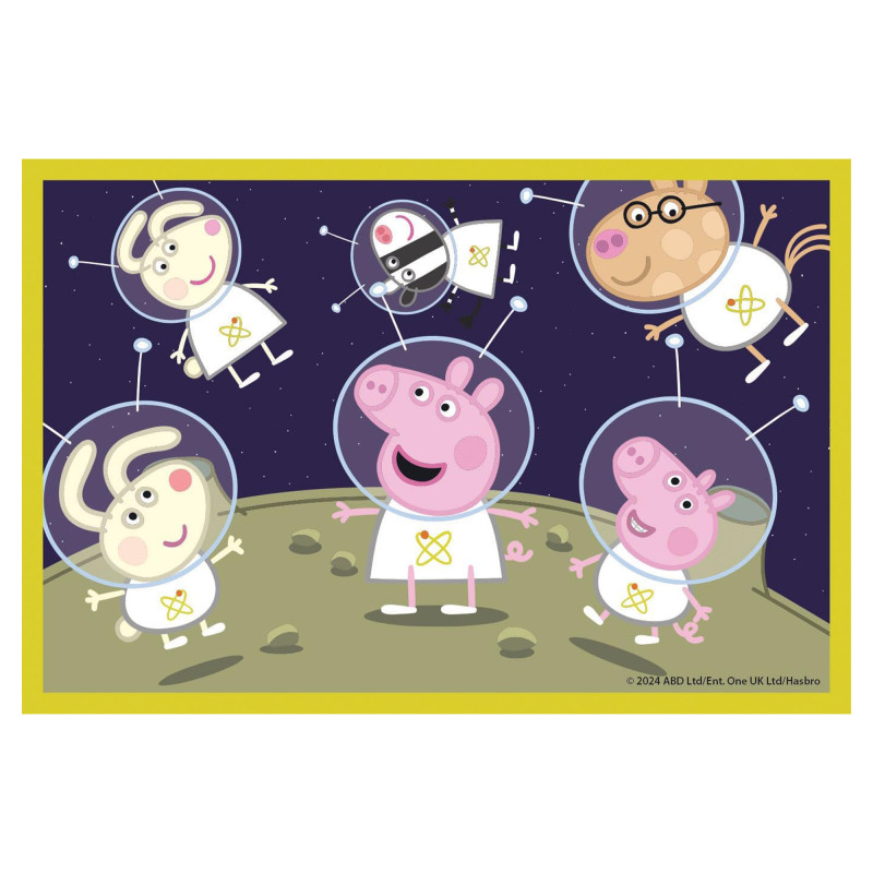 Кубики-пазл Clementoni Peppa pig, 6 елементів