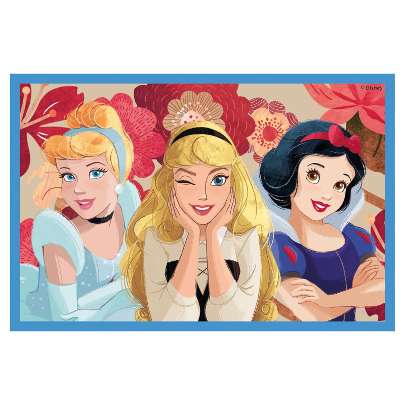 Кубики-пазл Clementoni Princess, 6 елементів