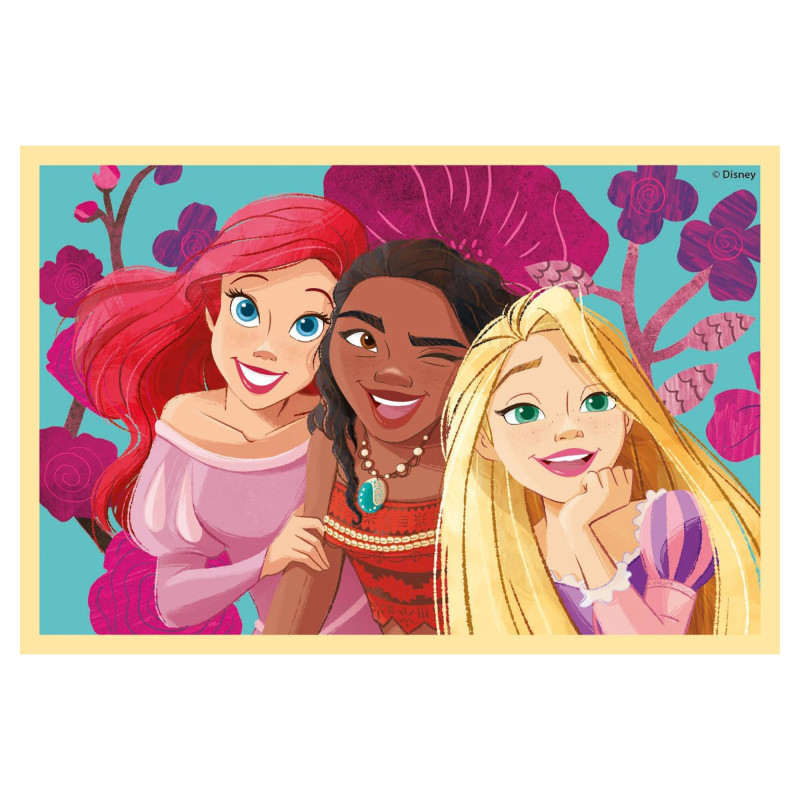 Кубики-пазл Clementoni Princess, 6 елементів