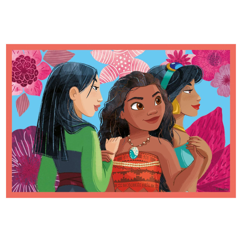 Кубики-пазл Clementoni Princess, 6 елементів