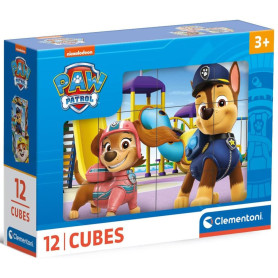 Кубики-пазл Clementoni Paw Patrol, 12 елементів