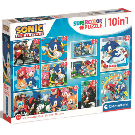 Пазл 10 в 1 Clementoni Sonic