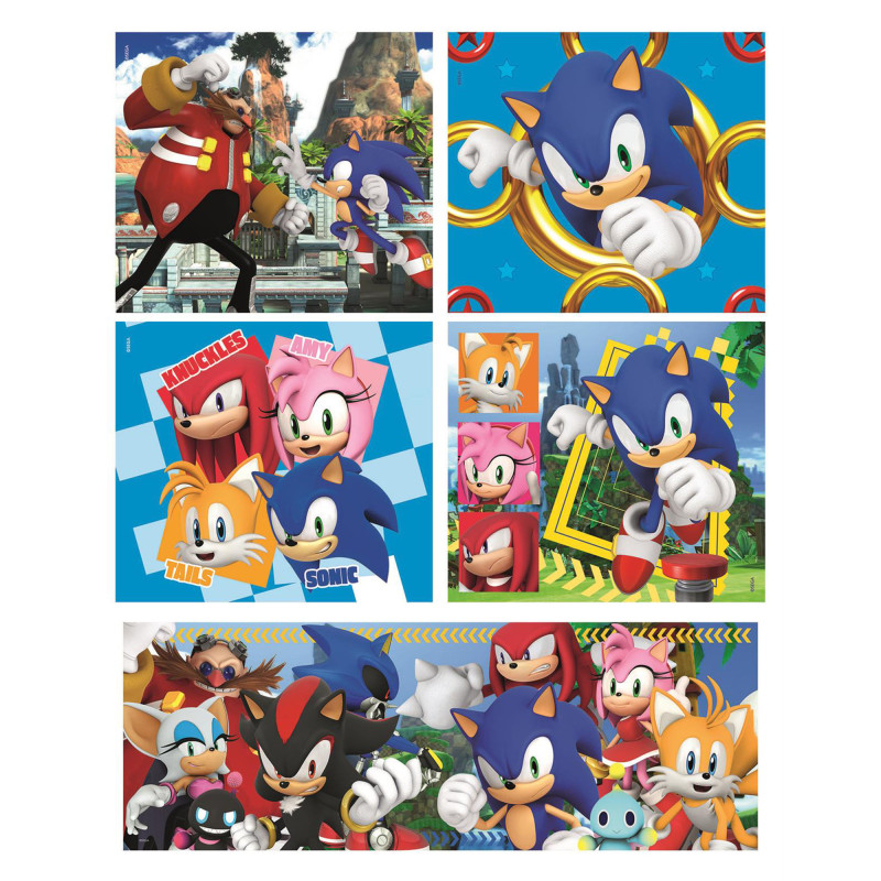 Пазл 10 в 1 Clementoni Sonic