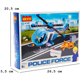 Конструктор COGO 164 Поліцейський Гелікоптер