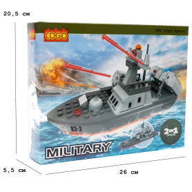 Конструктор COGO 167 Крейсер + Катер 2в1
