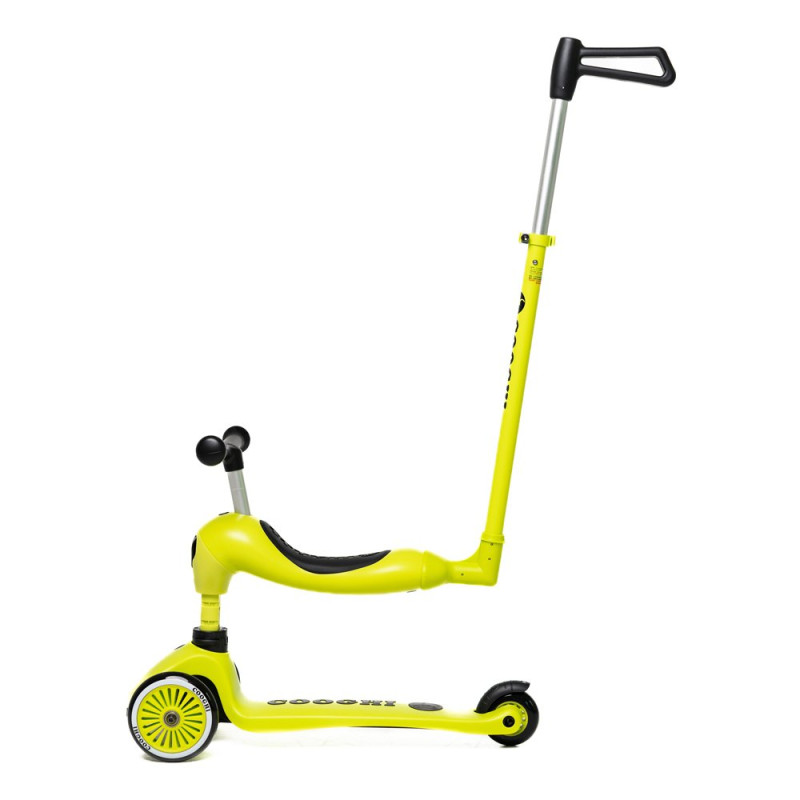 Самокат Cooghi Дитячий 3 в 1 V3 Classic Green