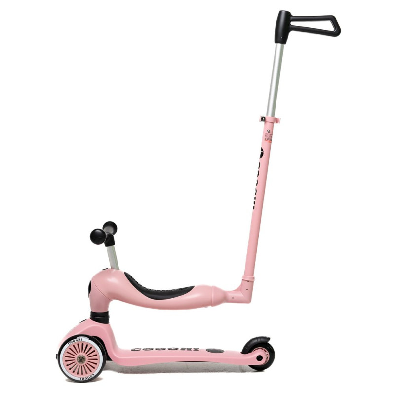 Самокат Cooghi Дитячий 3 в 1 V3 Classic Pink