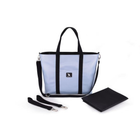 Сумка Cottonmoose для коляски Shopper 750/151 pearl blue leather блакитний