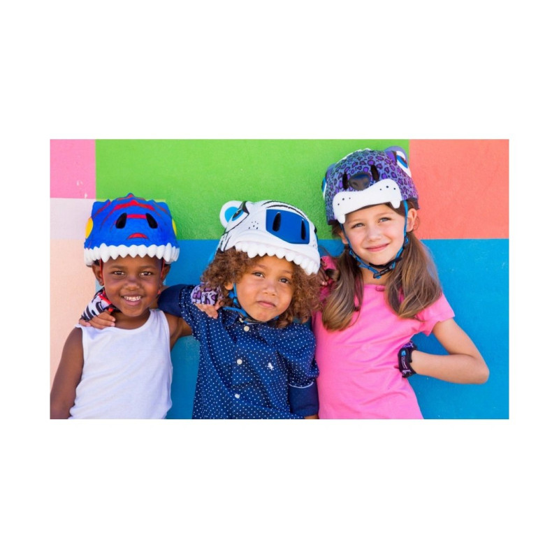 Шолом Crazy Safety Тигр Помаранчевий з ліхтарем