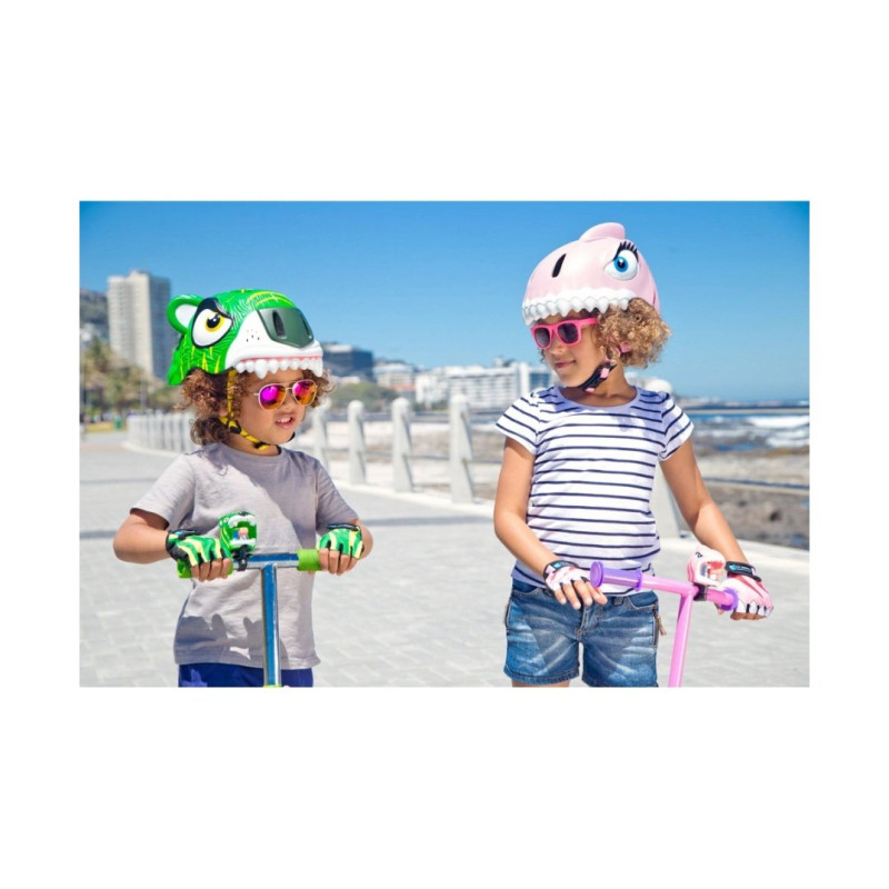 Шолом Crazy Safety Тигр Помаранчевий з ліхтарем