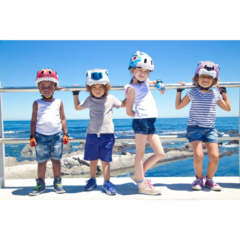 Шолом Crazy Safety Тигр Помаранчевий з ліхтарем