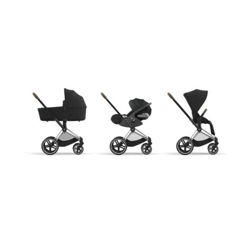 Універсальна коляска 2 в 1 Cybex Priam чорний/nyx