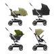 Прогулянкова коляска Cybex Eezy S Twist+ 2 SLV Nature Green з бампером