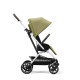 Прогулянкова коляска Cybex Eezy S Twist+ 2 SLV Nature Green з бампером