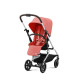 Прогулянкова коляска Cybex Eezy S Twist+ 2 SLV Hibiscus Red з бампером