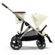 Прогулянкова коляска Cybex Gazelle S TPE Seashell Beige