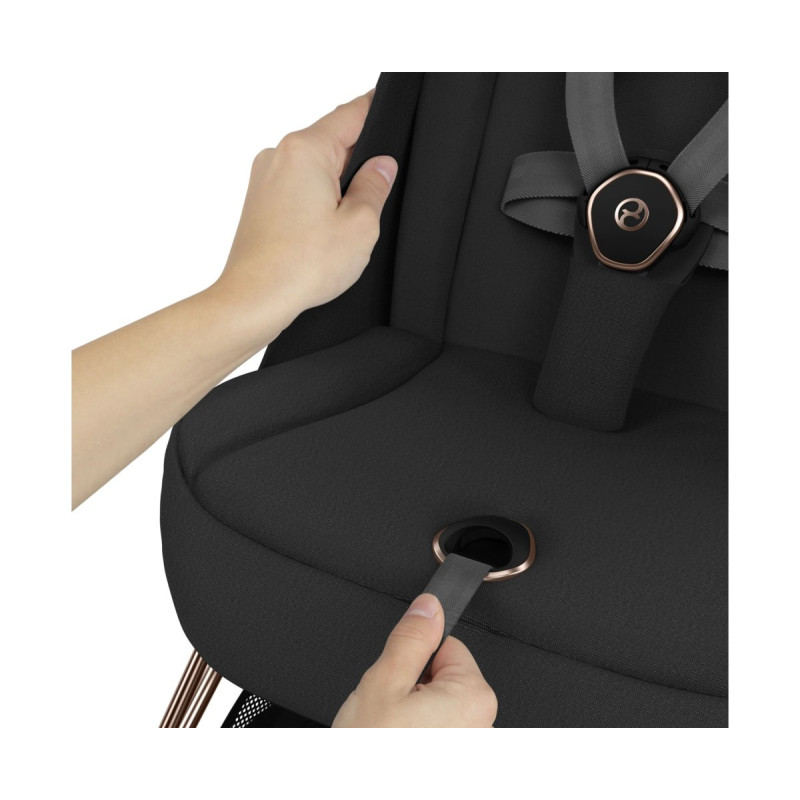 Прогулянкова коляска Cybex Coya Rosegold/Sepia Black