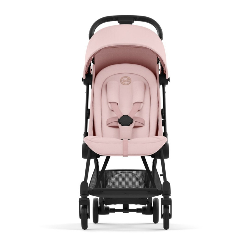Прогулянкова коляска Cybex Coya Matt Black/Peach Pink