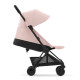 Прогулянкова коляска Cybex Coya Matt Black/Peach Pink