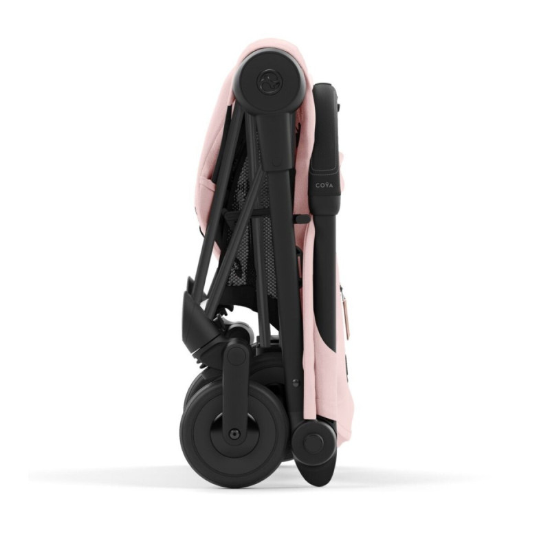 Прогулянкова коляска Cybex Coya Matt Black/Peach Pink