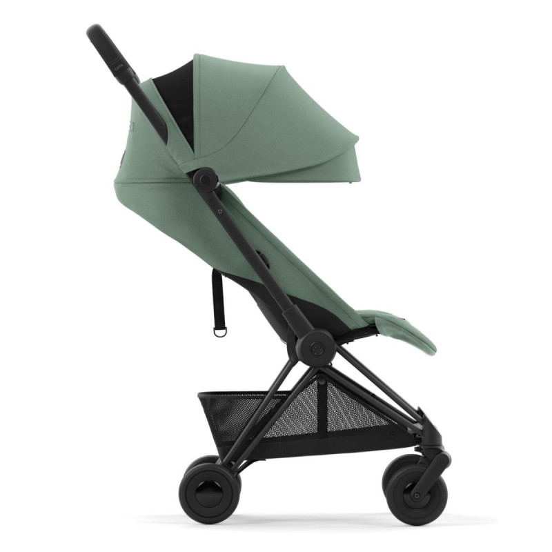 Прогулянкова коляска Cybex Coya Matt Black/Leaf Green