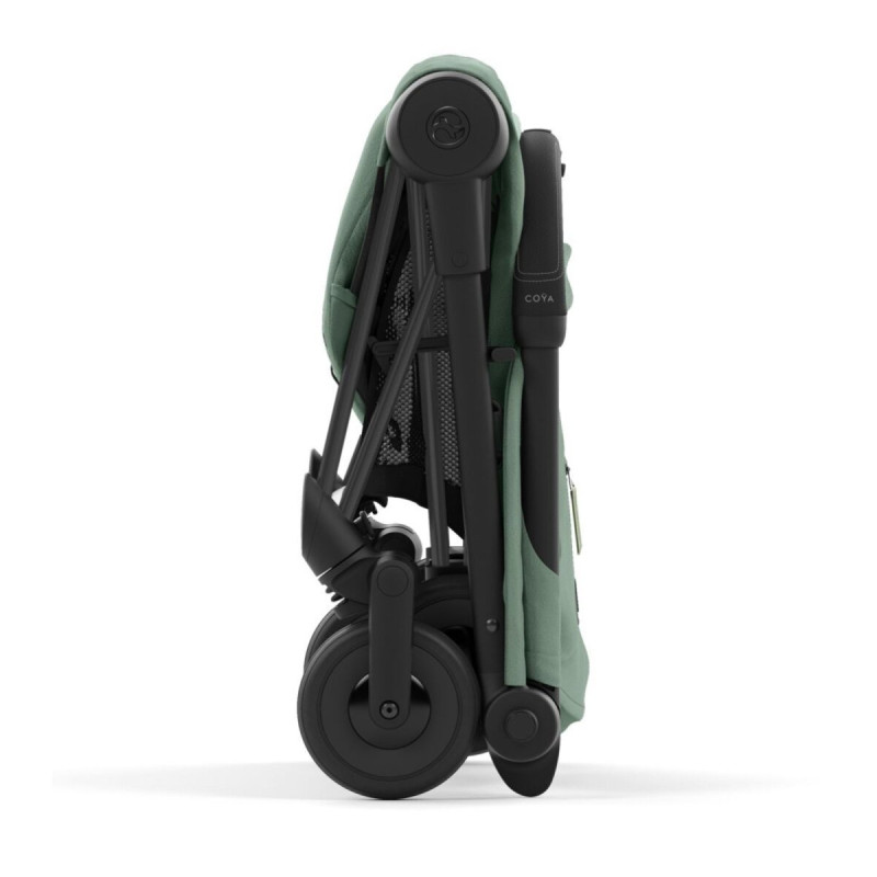 Прогулянкова коляска Cybex Coya Matt Black/Leaf Green