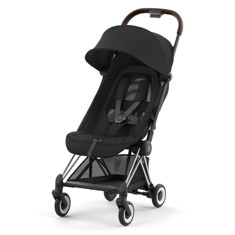 Прогулянкова коляска Cybex Coya Chrome Dark Brown/Sepia Black