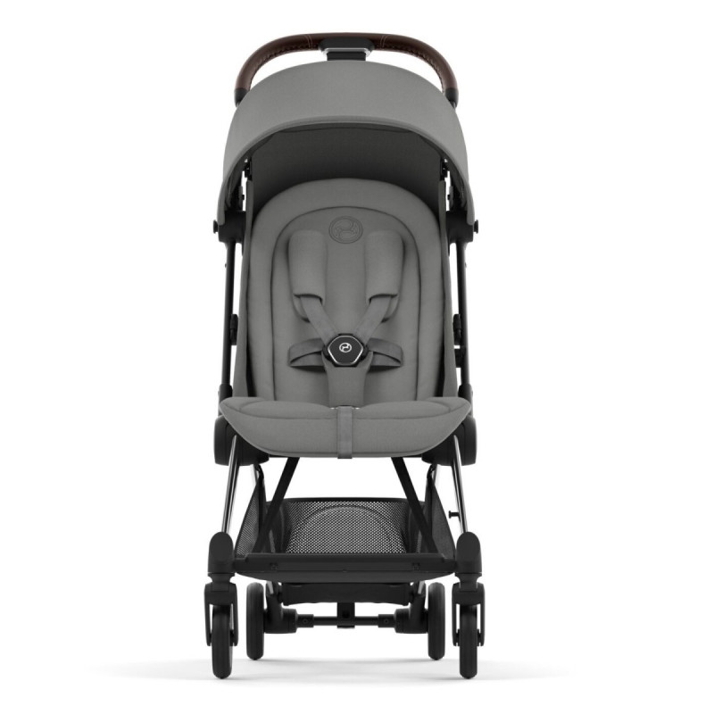 Прогулянкова коляска Cybex Coya Chrome Dark Brown/Mirage Grey