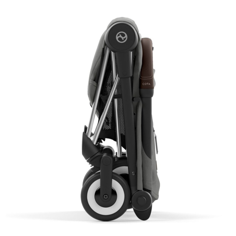 Прогулянкова коляска Cybex Coya Chrome Dark Brown/Mirage Grey