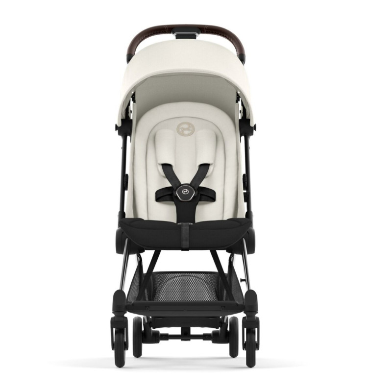 Прогулянкова коляска Cybex Coya Chrome Dark Brown/Off White