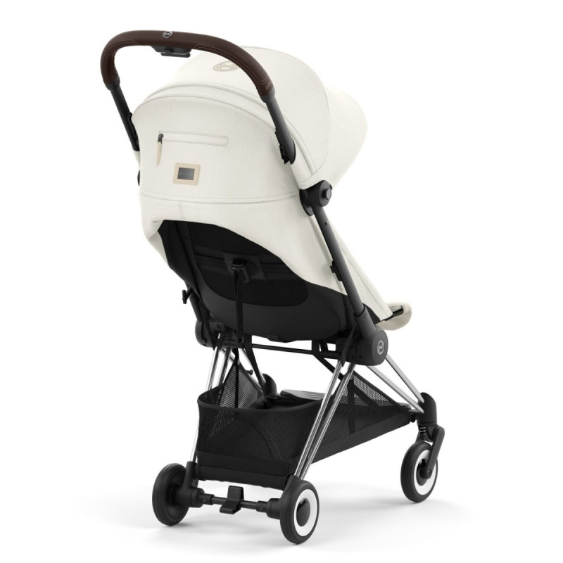 Прогулянкова коляска Cybex Coya Chrome Dark Brown/Off White
