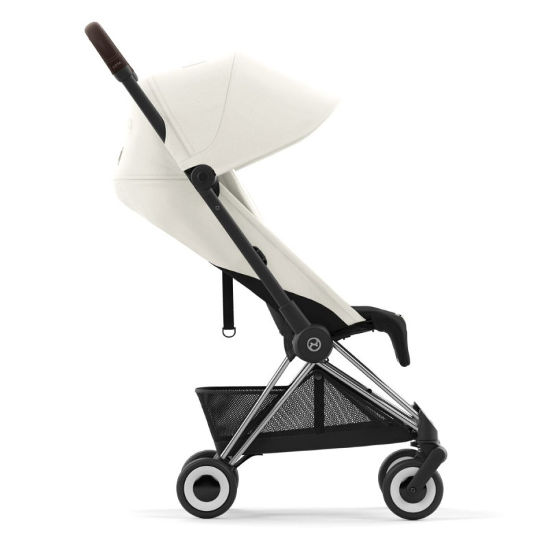 Прогулянкова коляска Cybex Coya Chrome Dark Brown/Off White