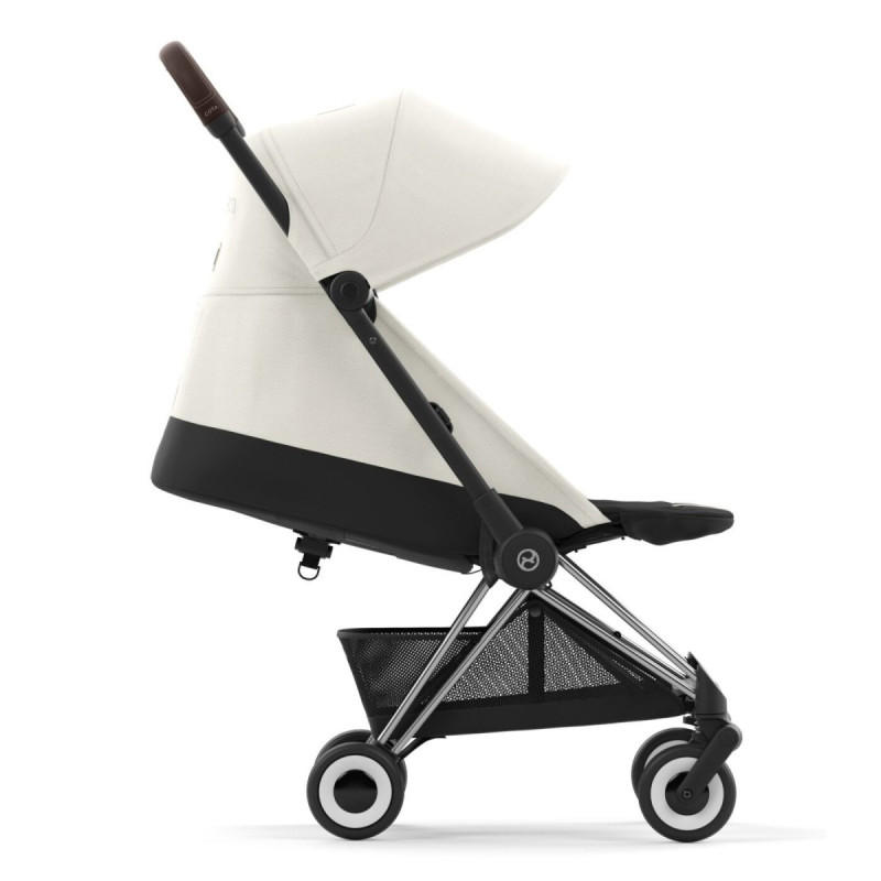 Прогулянкова коляска Cybex Coya Chrome Dark Brown/Off White