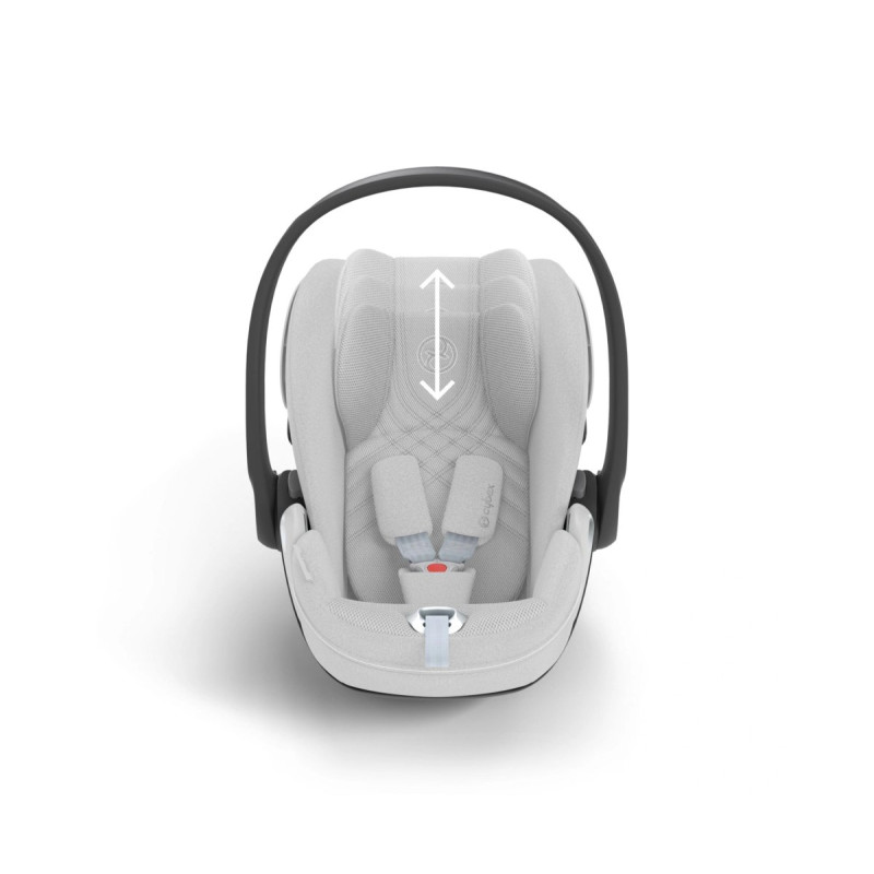 Автокрісло Cybex Cloud T-iSize Plus 0-13кг - Platinum White