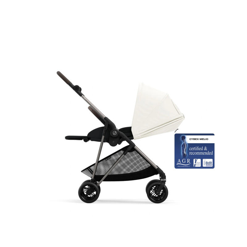 Прогулянкова коляска Cybex Melio - Canvas White